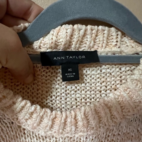 Ann Taylor Cream Turtleneck Sweater - Picture 2 of 3